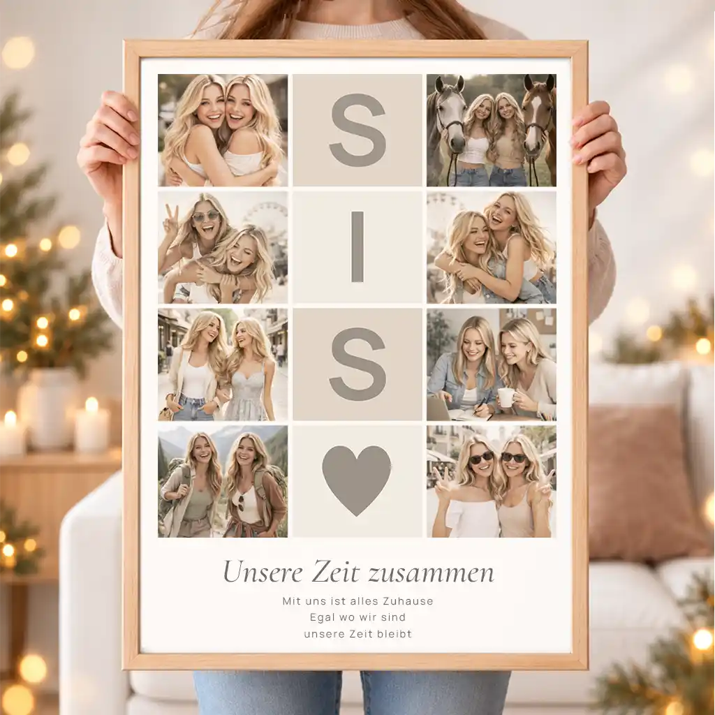 Wandbild Fotocollage "Lieblingsmomente Xmas 2026"