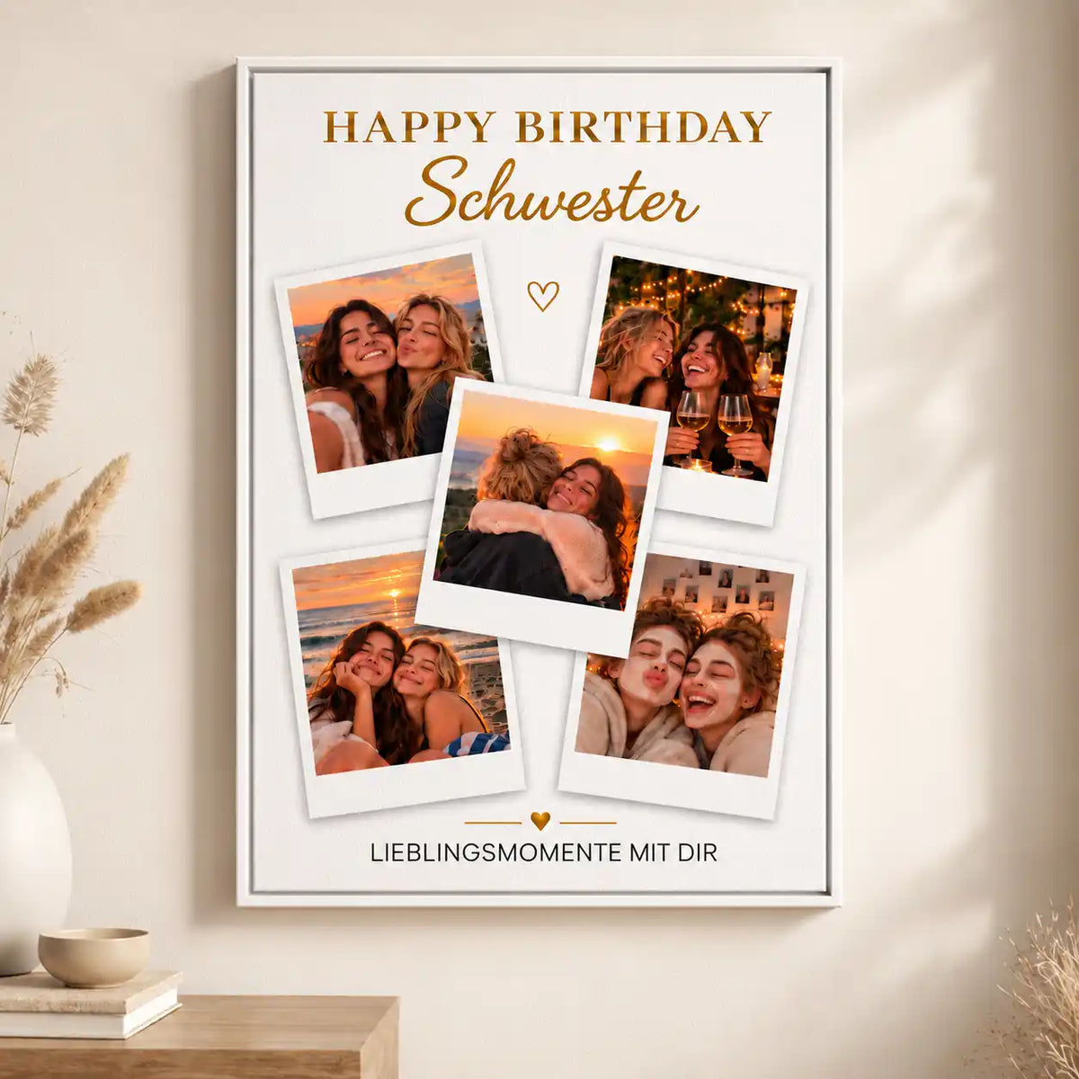 Leinwand Fotocollage "Geburtstag" #3