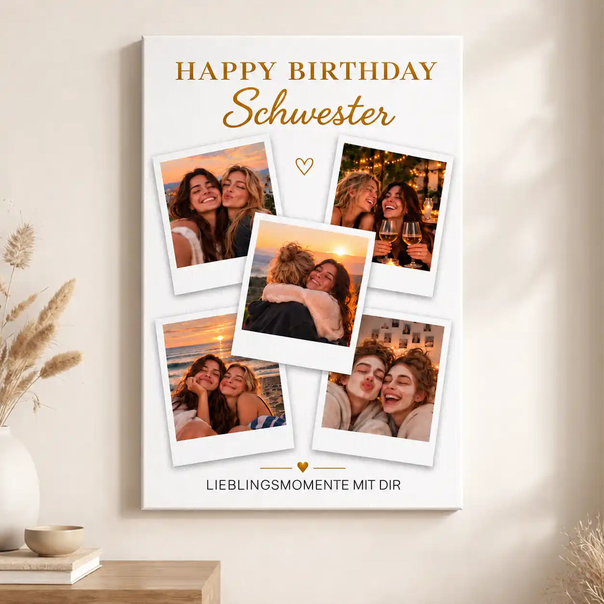Leinwand Fotocollage "Geburtstag" #3