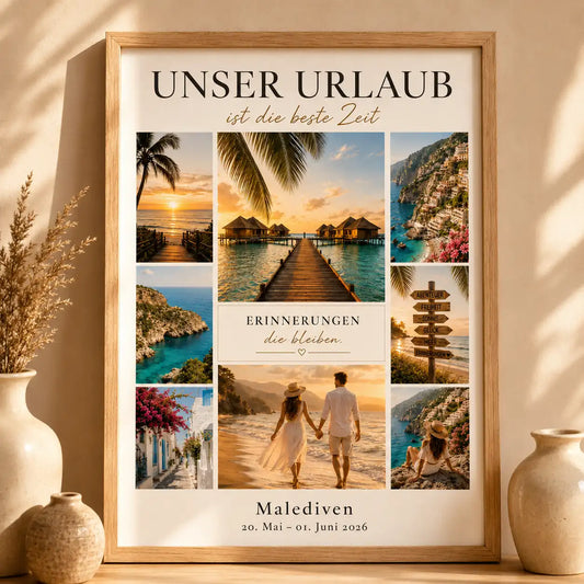 Poster "Urlaubserinnerungen"