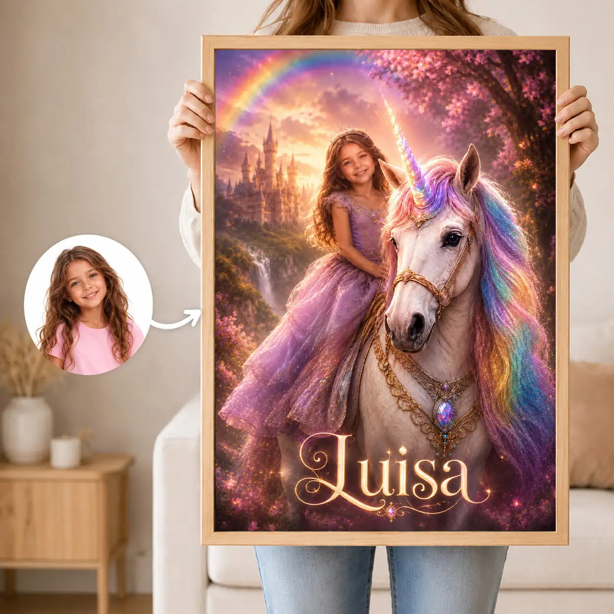Wandbild Foto "Einhornzeit"