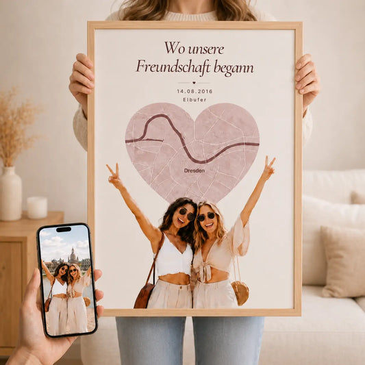Wandbild "Wo unsere Freundschaft begann #2"