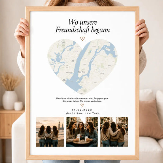 Wandbild "Wo unsere Freundschaft begann #1"
