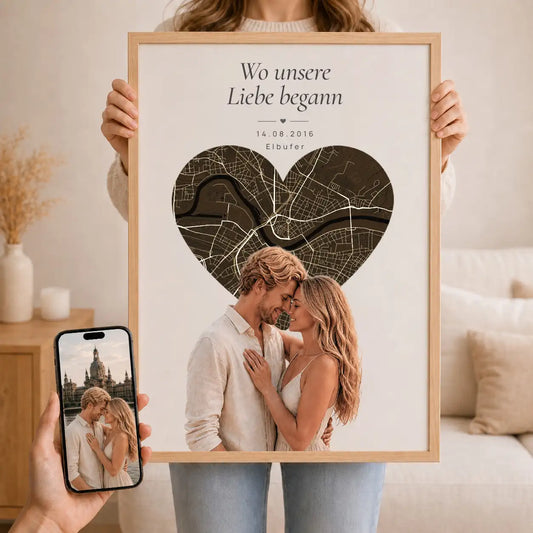 Wandbild „Wo alles begann“ | Liebesort-Edition #2