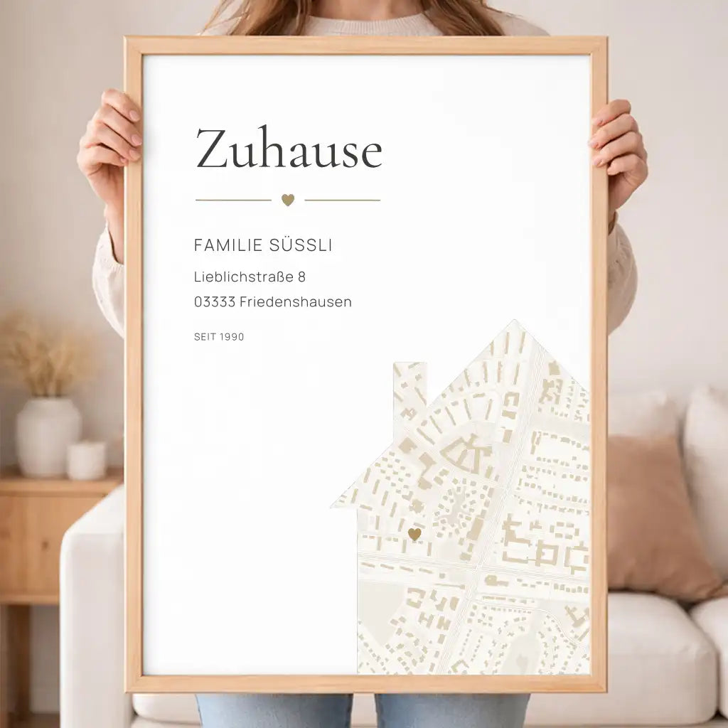 Wandbild "Zuhause"