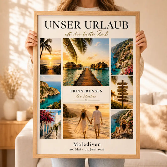 Wandbild "Urlaubserinnerungen"