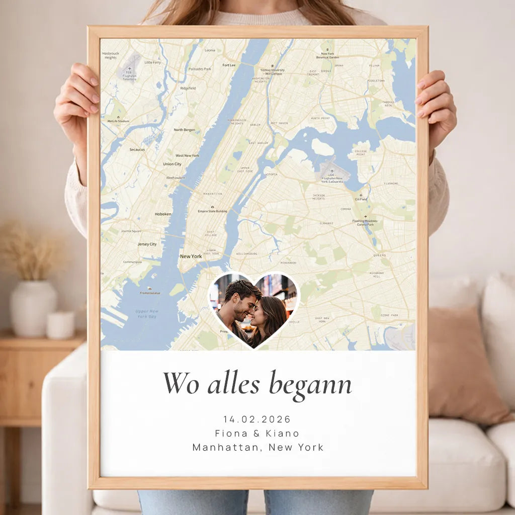 Wandbild "Wo alles begann" | Herz-Edition