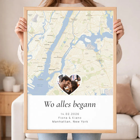 Wandbild "Wo alles begann" | Herz-Edition