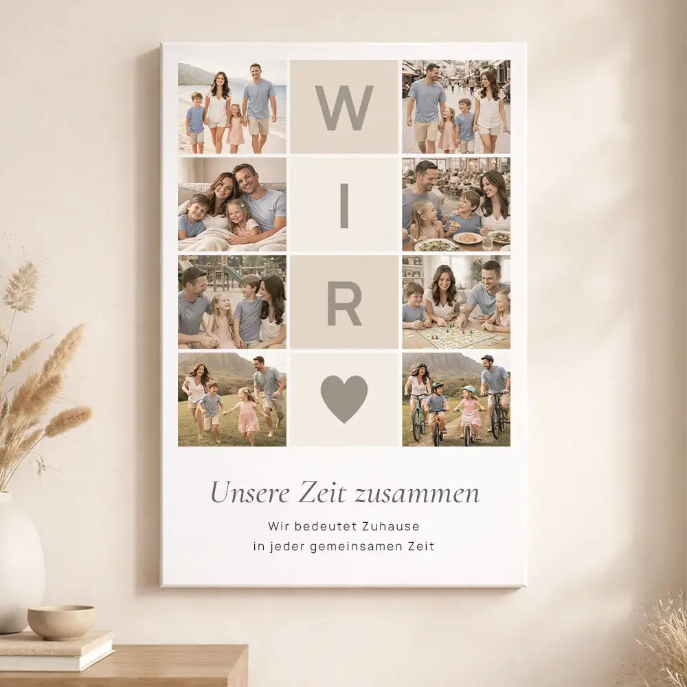 Leinwand Fotocollage "Lieblingsmoment"
