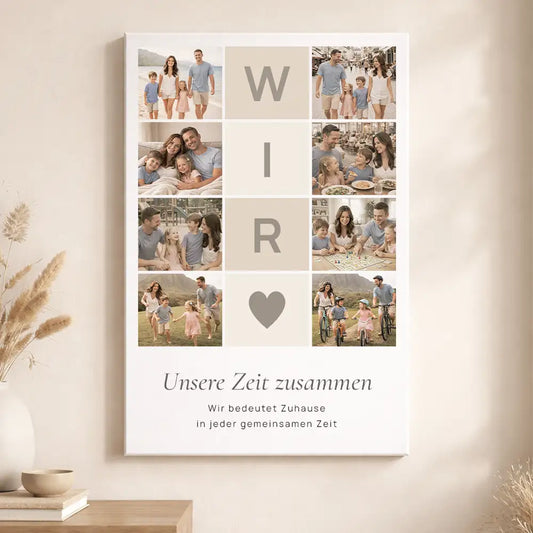Leinwand Fotocollage "Lieblingsmomente - Familie"