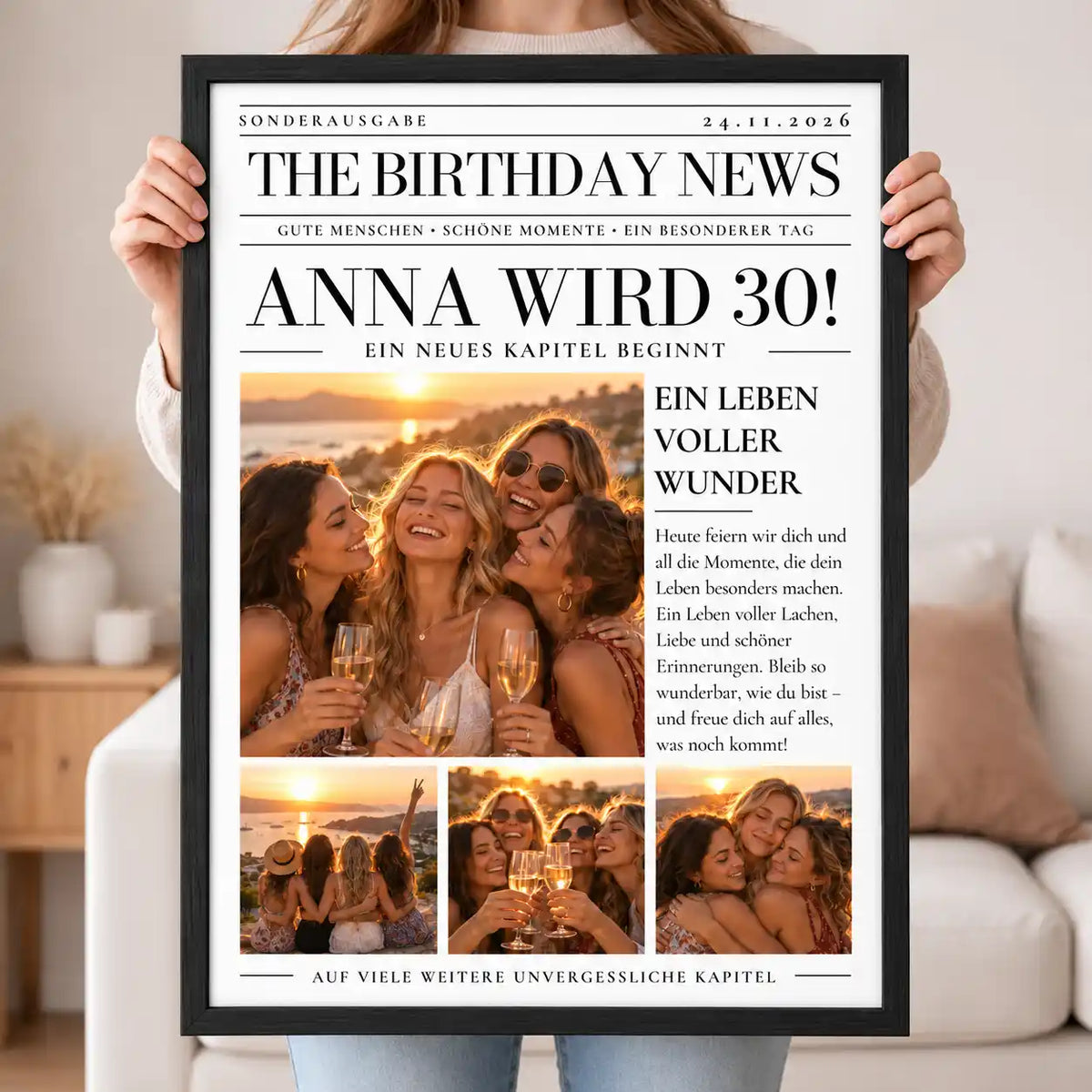 Wandbild Fotocollage "Geburtstag" #4