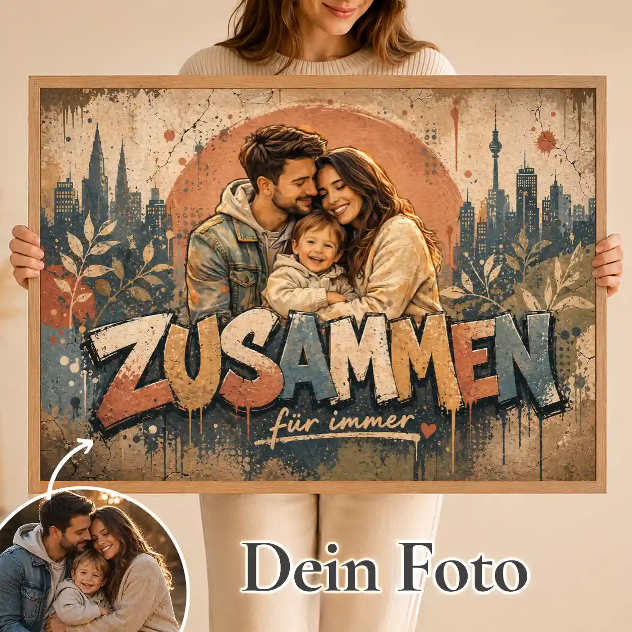 Wandbild Fotocollage "Graffiti"