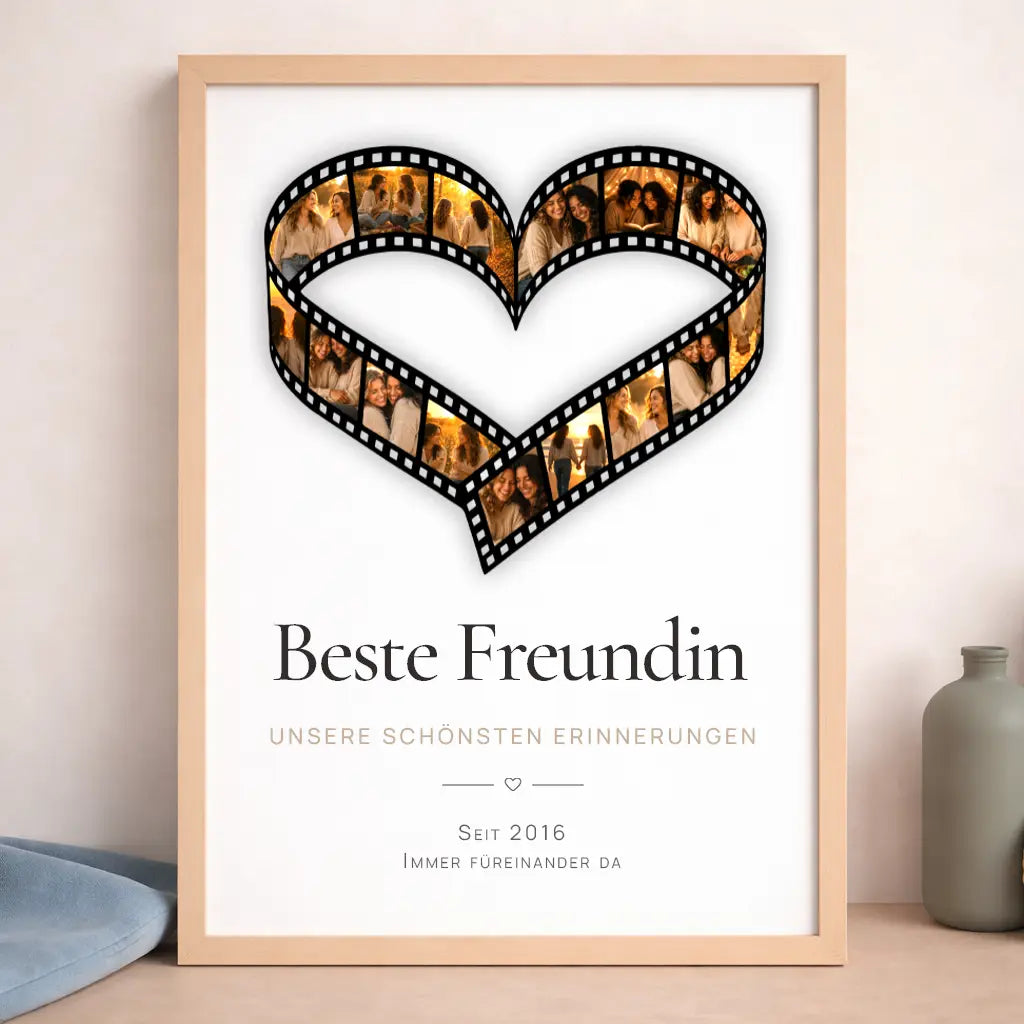 Poster Fotocollage "Zeit für Erinnerungen"