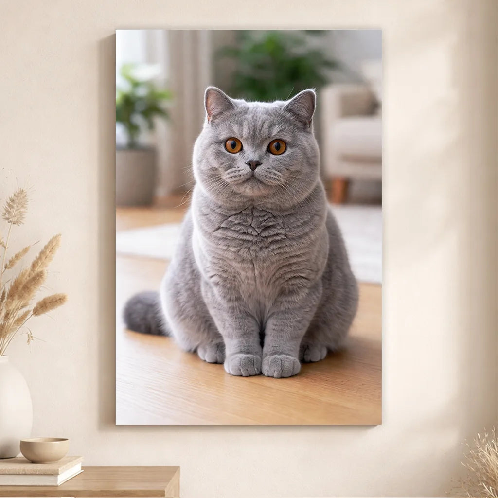 Leinwand Katzen-Portrait „Lieblingspfote“ 
