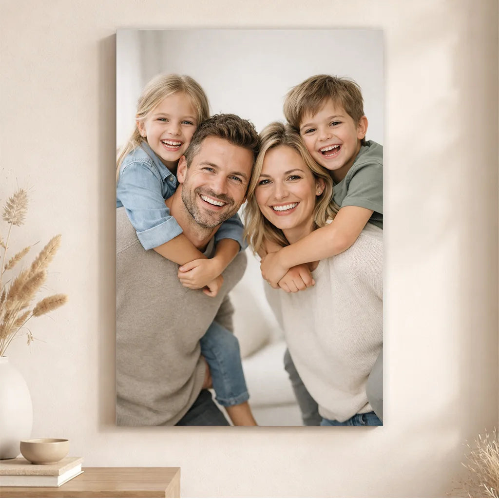 Leinwand Portrait "Dein Foto"