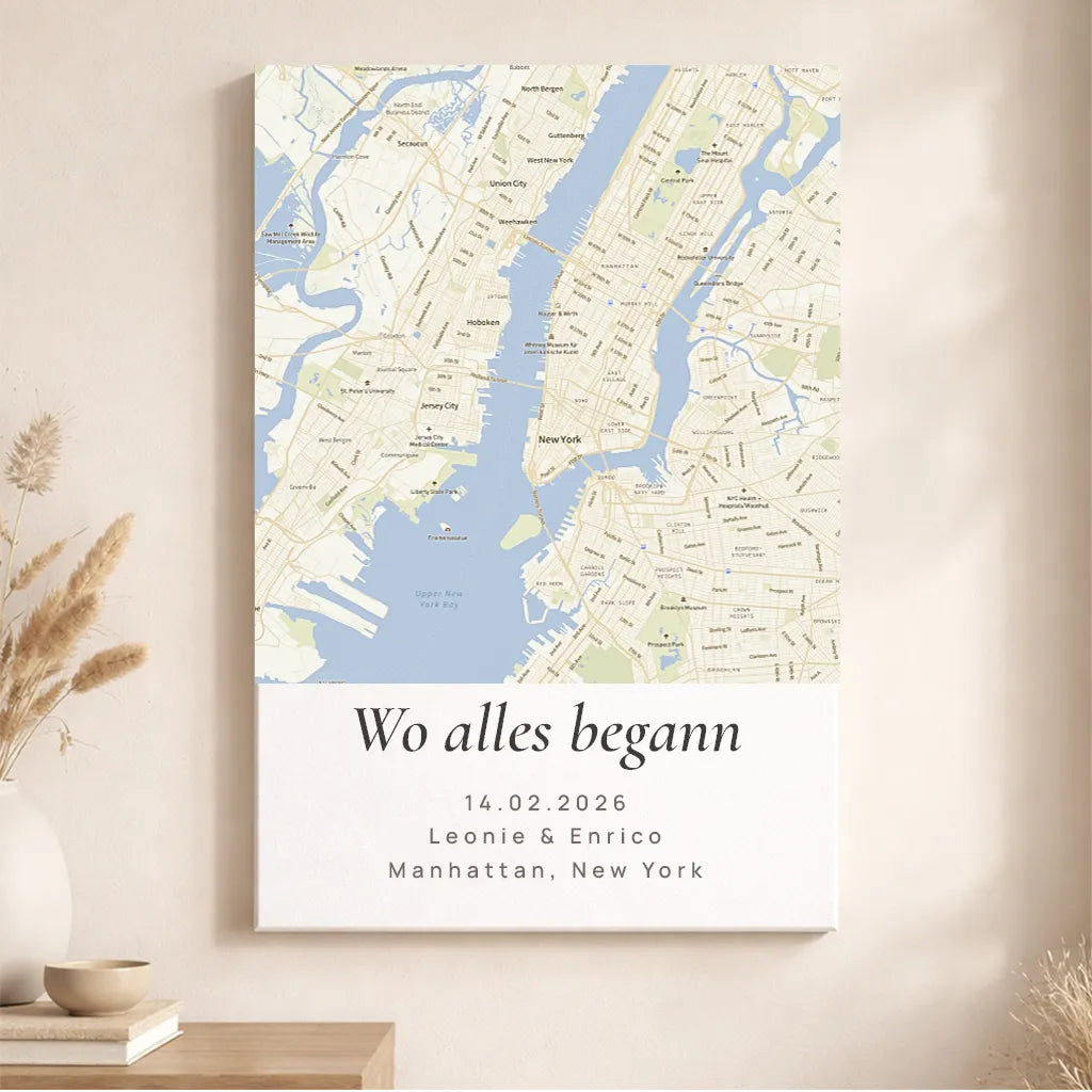 Leinwand "Wo alles begann" | Klassik-Edition