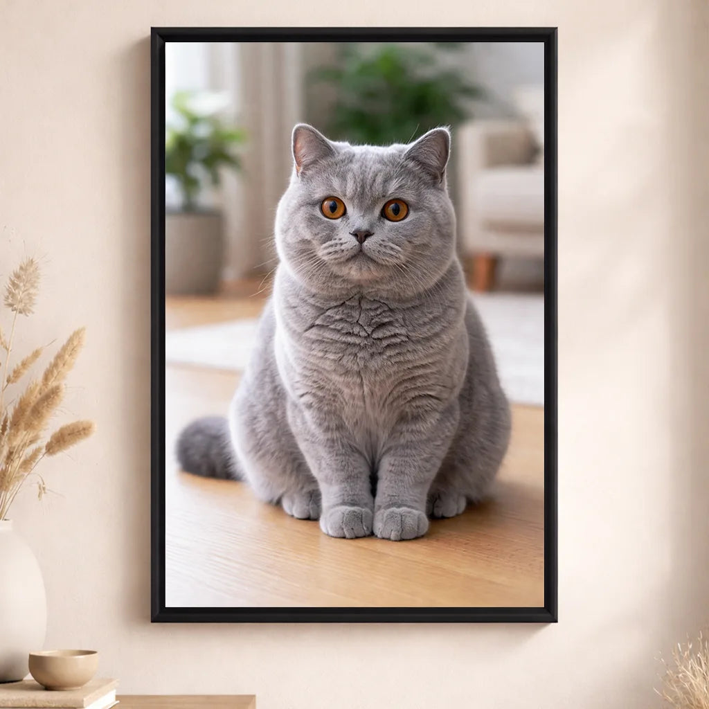 Leinwand Katzen-Portrait „Lieblingspfote“ 