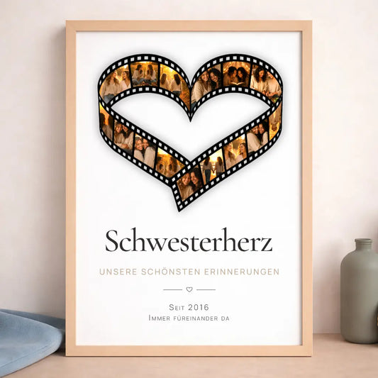 Poster Fotocollage "Zeit für Erinnerungen"