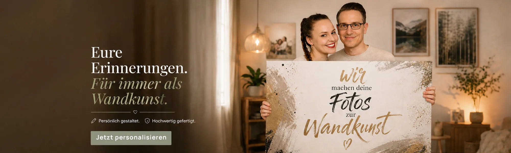 Personalisiertes Wandbild von ZeitZusammen