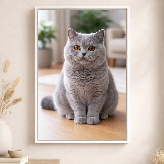 Leinwand Katzen-Portrait „Lieblingspfote“ 