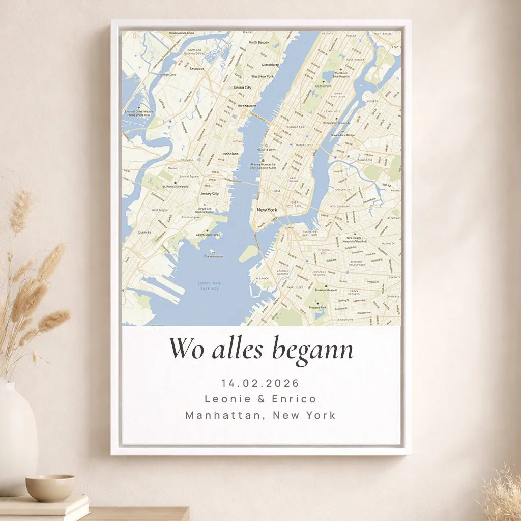 Leinwand "Wo alles begann" | Klassik-Edition