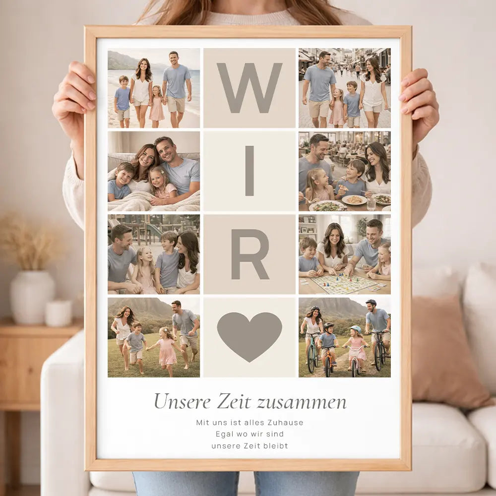Wandbild Fotocollage "Lieblingsmomente"