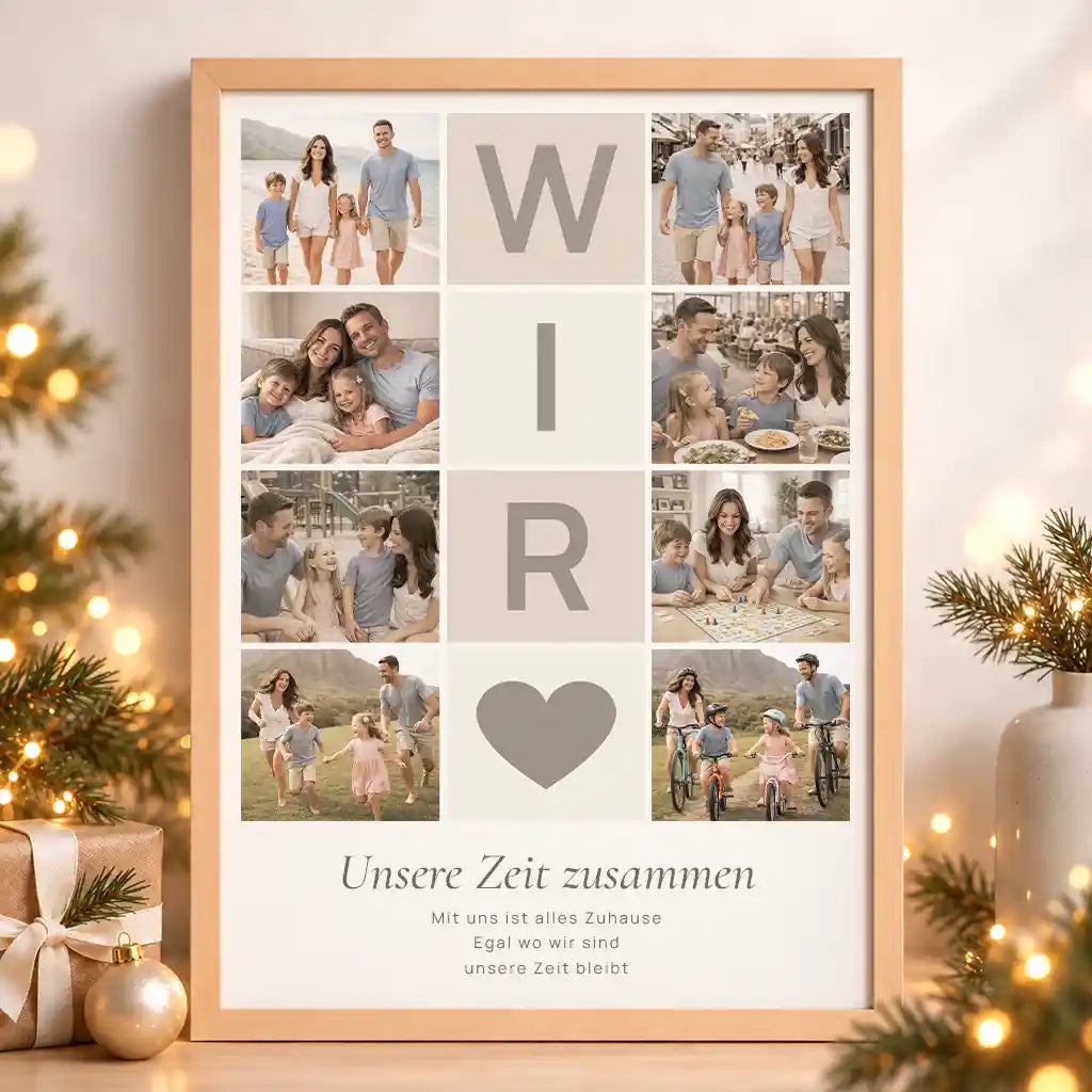 Poster Fotocollage "Lieblingsmomente Xmas 2026"